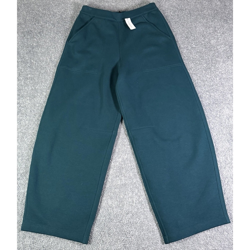 NWT Banana Republic Weekender Barrel Leg Ankle Pant Blue Wide Leg Women's Medium